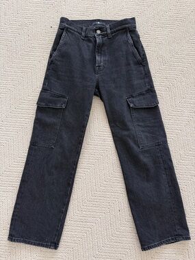 Women’s Black Cargo Pants - Classic Utility Style